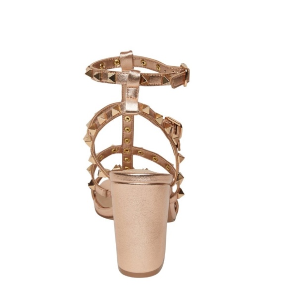 NEW Steve Madden Stardom Tan Suede Gladiator Heels - Picture 5 of 8